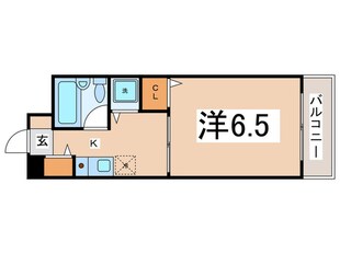 パラディ西田辺の物件間取画像